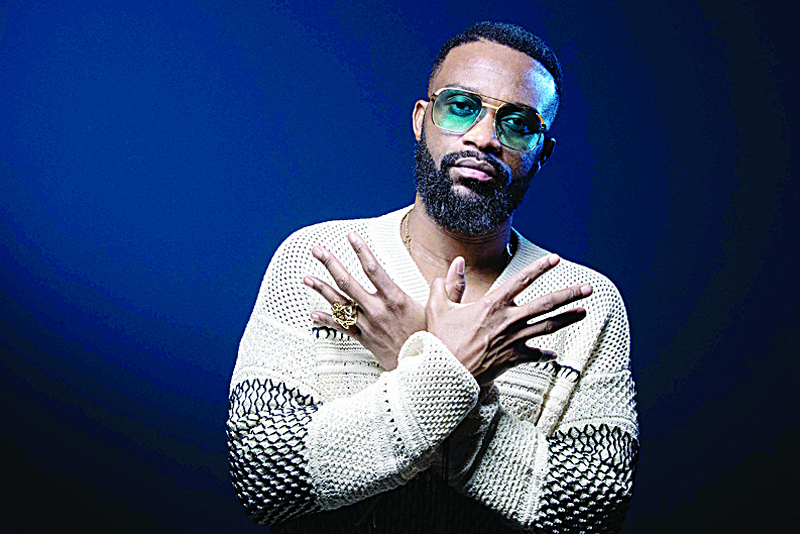 Congolese singer and musician Fally Ipupa poses during a photo session in Paris. - AFP n