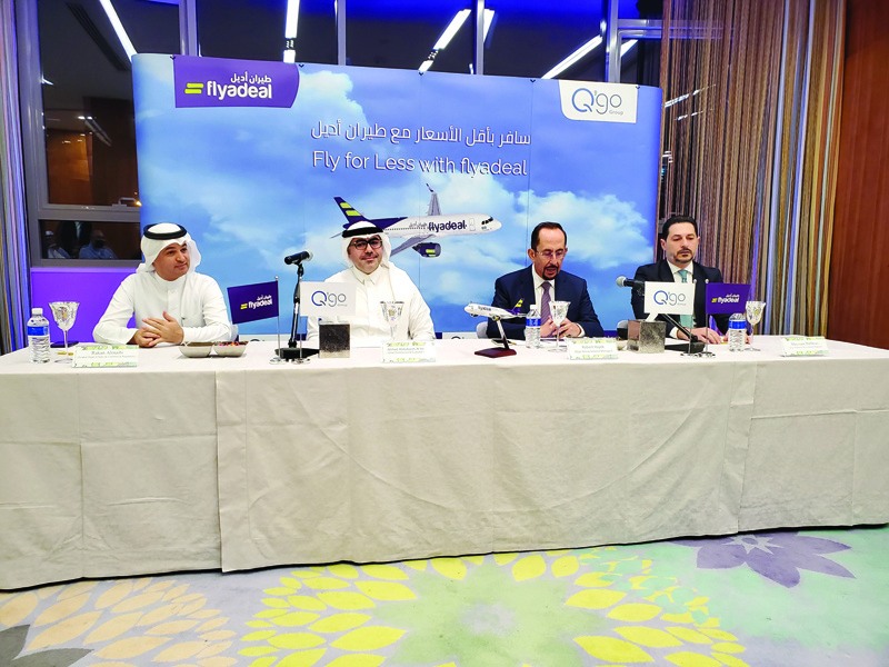 KUWAIT: Robert Hayek (second right) and Ahmed Abdulkarim (second left) during the announcement.n
