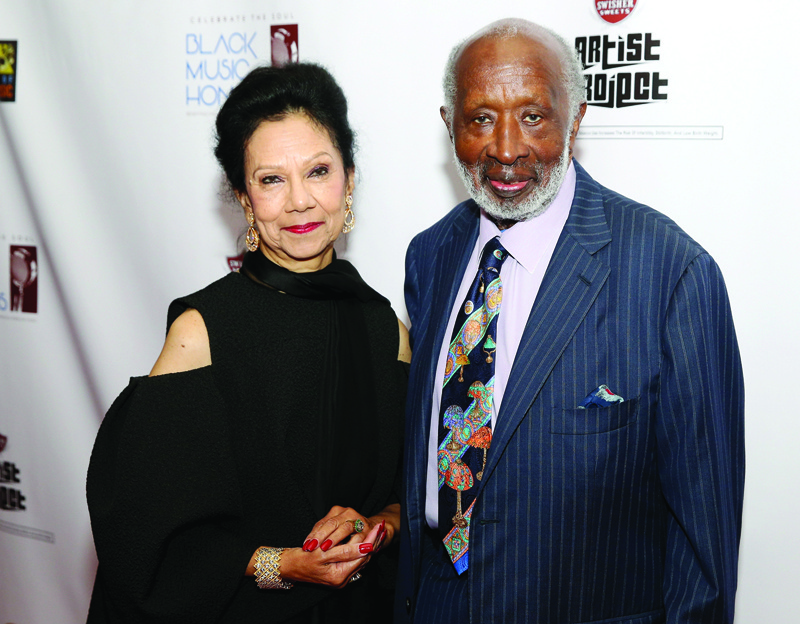 In this file photo Jacqueline and Clarence Avant attend the NMAAM 2016 Black Music Honors in Nashville, Tennessee.-AFP nn