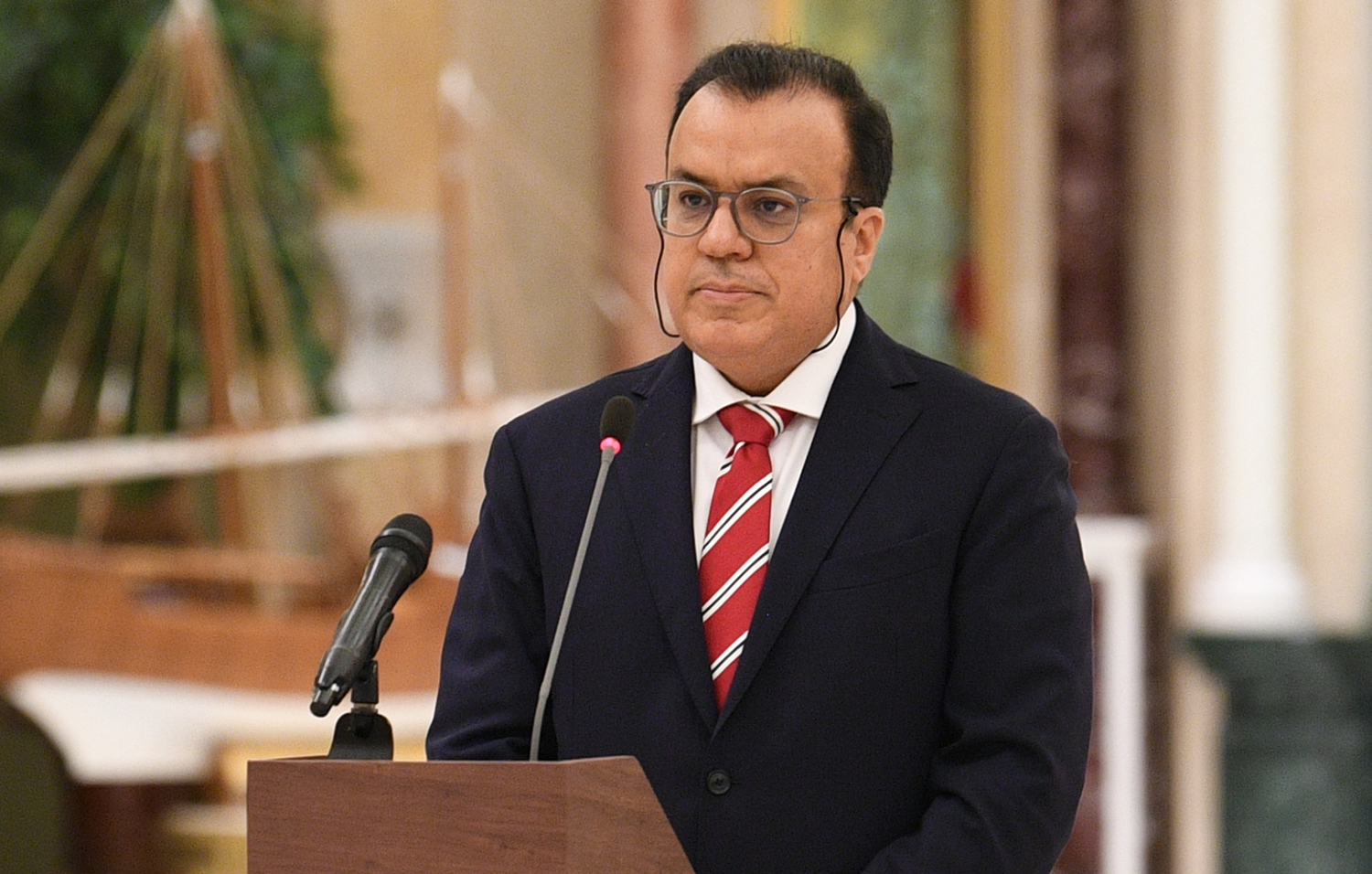 Health Minister Khaled Al-Saeed
