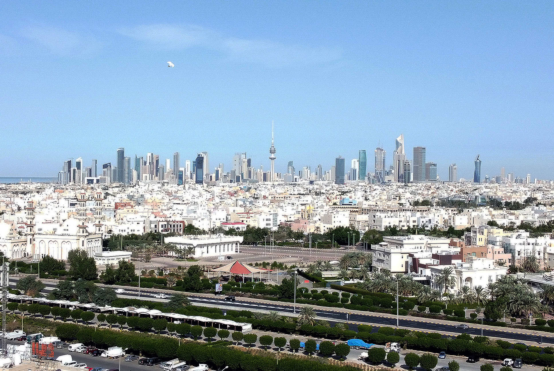 KUWAIT: An archive photo showing a general view of residential areas in Kuwait City’s suburbs. — Photo by Yasser Al-Zayyat