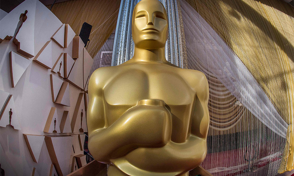 In this file photo, an Oscars statue is displayed on the red carpet area on the eve of the 92nd Oscars ceremony at the Dolby Theatre in Hollywood, California. — AFP