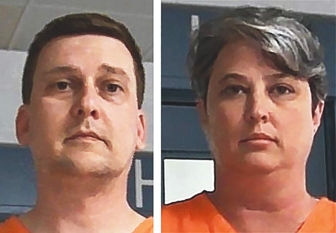 CHARLESTON, United States: This file undated booking photos courtesy of West Virginia Regional Jail and Correctional Facility Authority in Charleston, West Virginia, show Jonathan Toebbe and Diana Toebbe. – AFP