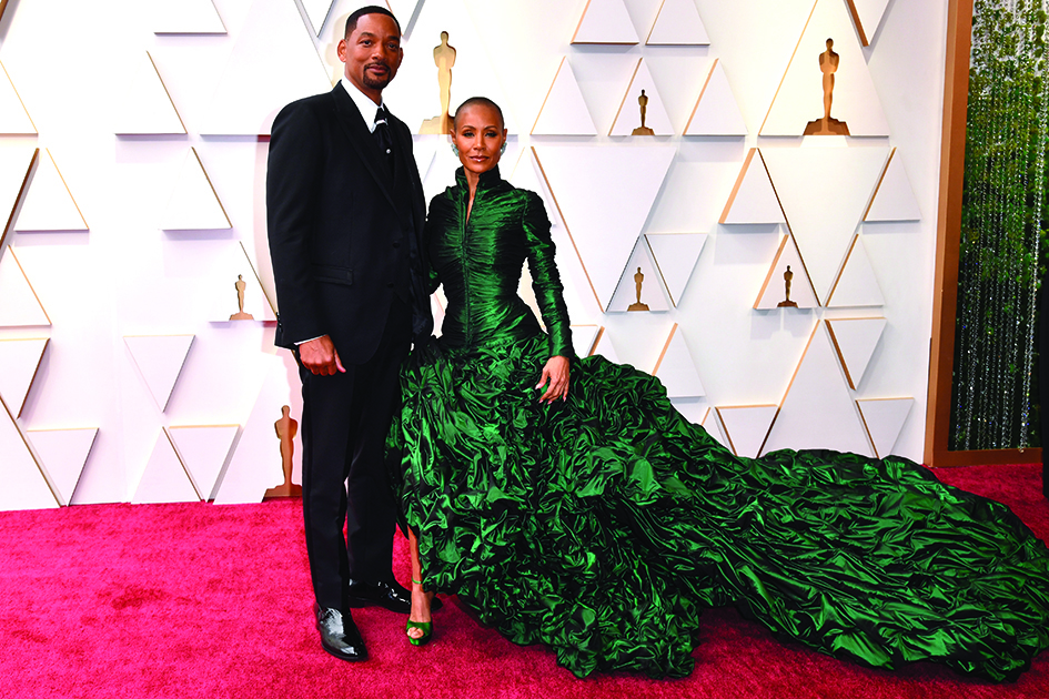 In this file photo US actor Will Smith (left) and Jada Pinkett Smithattend the 94th Oscars at the Dolby Theatre in Hollywood, California.—AFP