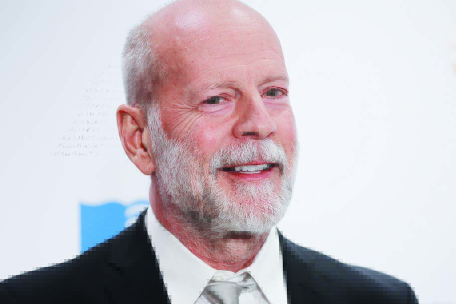 In this file photo Actor Bruce Willis arrives for the Library of Congress Gershwin Prize Honoree's Tribute Concert in Washington, DC.-AFP