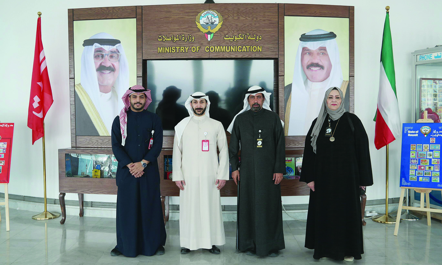 KUWAIT: (From left) Nawaf Al-Nabhan, Abdullah Al-Khattaf, Mane Al-Ajmi, and Huda Al-Dlaimi.n