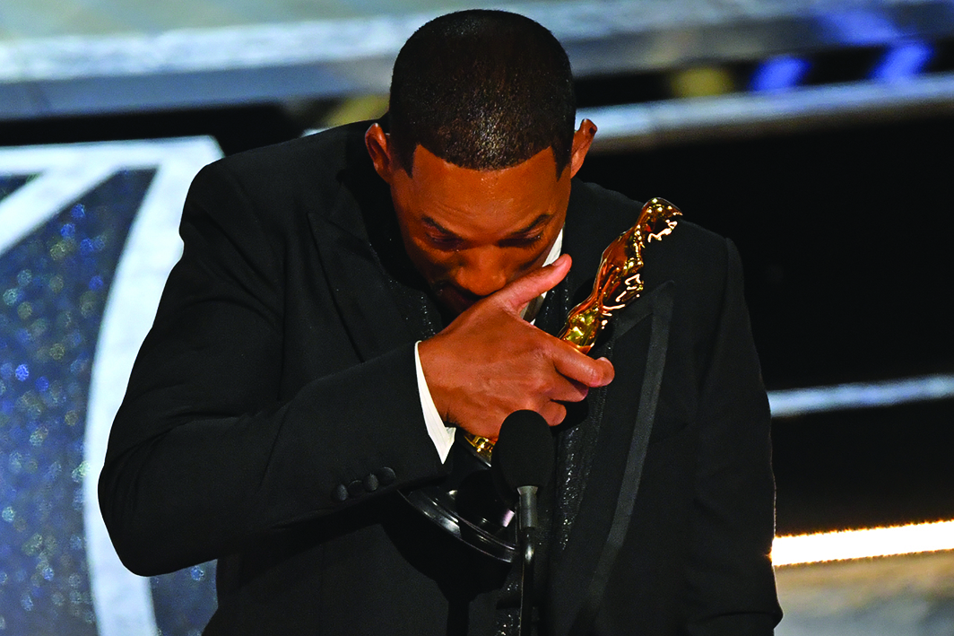 In this file photo US actor Will Smith accepts the award for Best Actor in a Leading Role for “King Richard” onstage during the 94th Oscars at the Dolby Theatre in Hollywood, California.—AFP