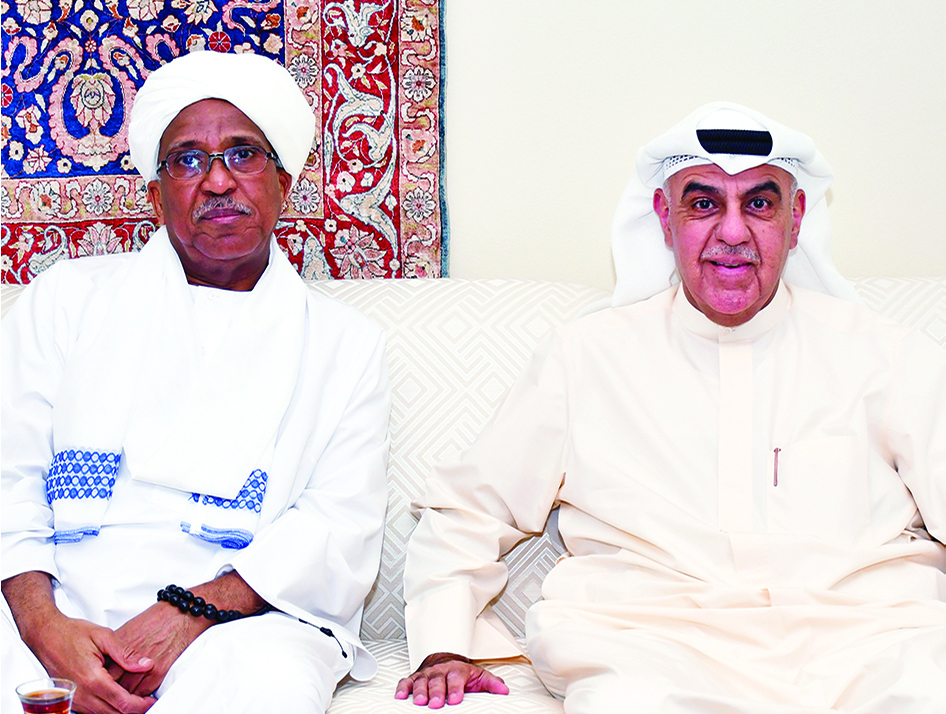 Sudanese Ambassador and Sheikh Jaber Faisal Al-Saudn