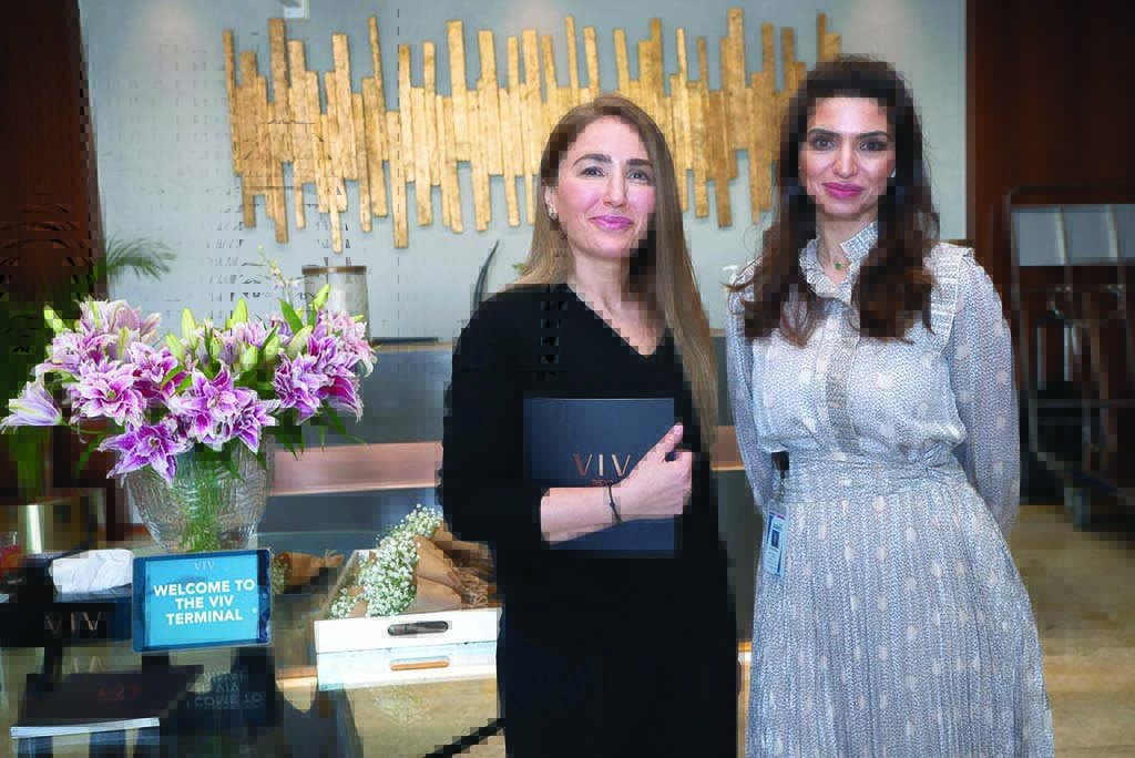 KUWAIT: Rania Abulhasan with VIV General Manager Laila Al-Mukhtar.