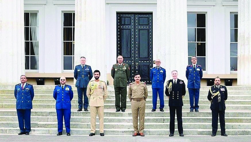 Military officials from the GCC states, Jordan, Iraq, and Britain.
