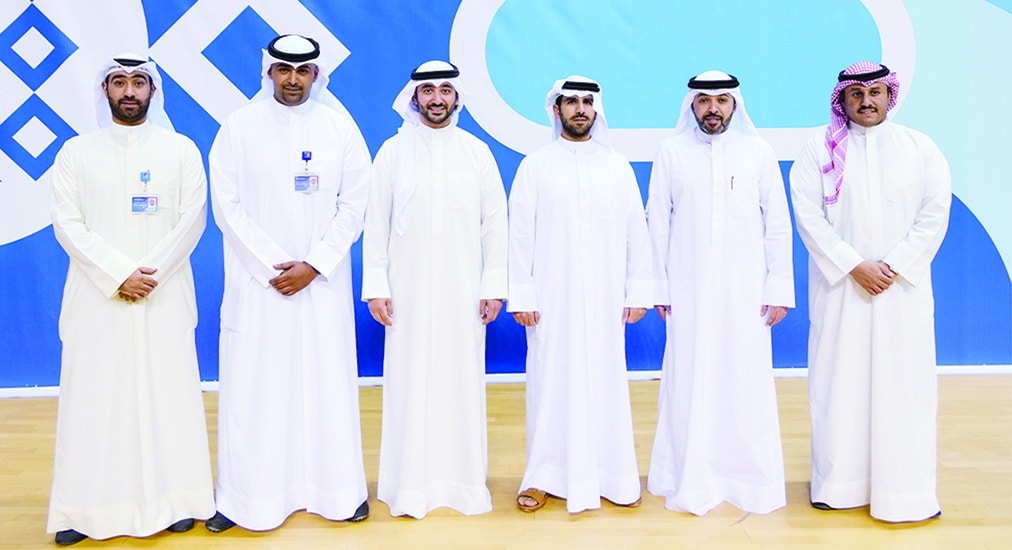 KUWAIT: Mohammed Al-Rajhi with Sheikh Fahad Al-Nasser, Sheikh Mubarak Al-Faisal, Saqr Al-Mulla and Hamad Al-Musaibeeh.