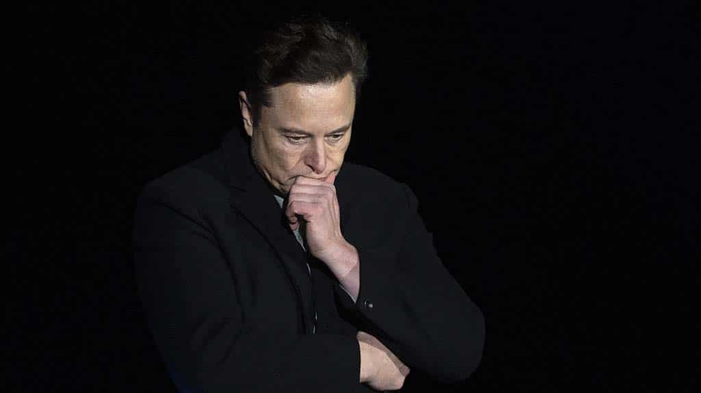 BOCA CHICA AND MEDFORD COLONIA, US: In this file photo taken on February 10, 2022 Elon Musk gestures as he speaks during a press conference at SpaceX's Starbase facility near Boca Chica Village in South Texas. - AFP