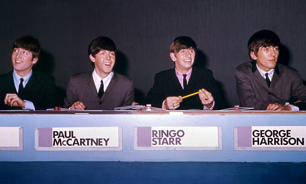 In this file photo taken in 1964 English band The Beatles (from left to right) John Lennon, Paul McCartney, Ringo Starr and George Harrison are pictured are pictured during a press conference in London. — AFP photos