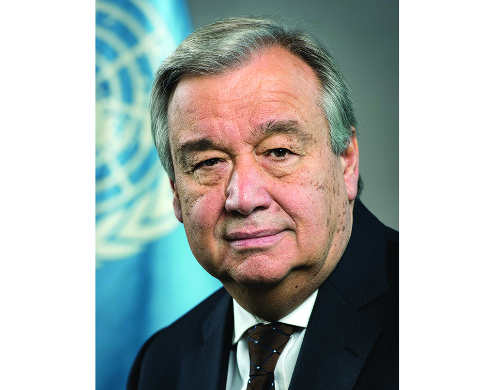 Antonio Guterres, Secretary-General of UN