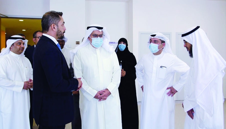 KUWAIT: Kuwait Health Minister Dr Khaled M S Al-saeed inaugurated Oncology Department at Jaber Hospital - the first of its kind outside the Kuwait Cancer Center for citizens from all regions of the country. - KUNA photos