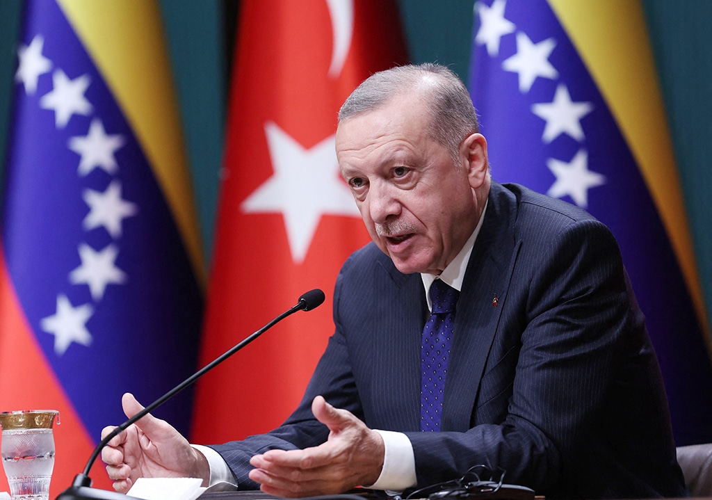 Turkey's President Recep Tayyip Erdogan