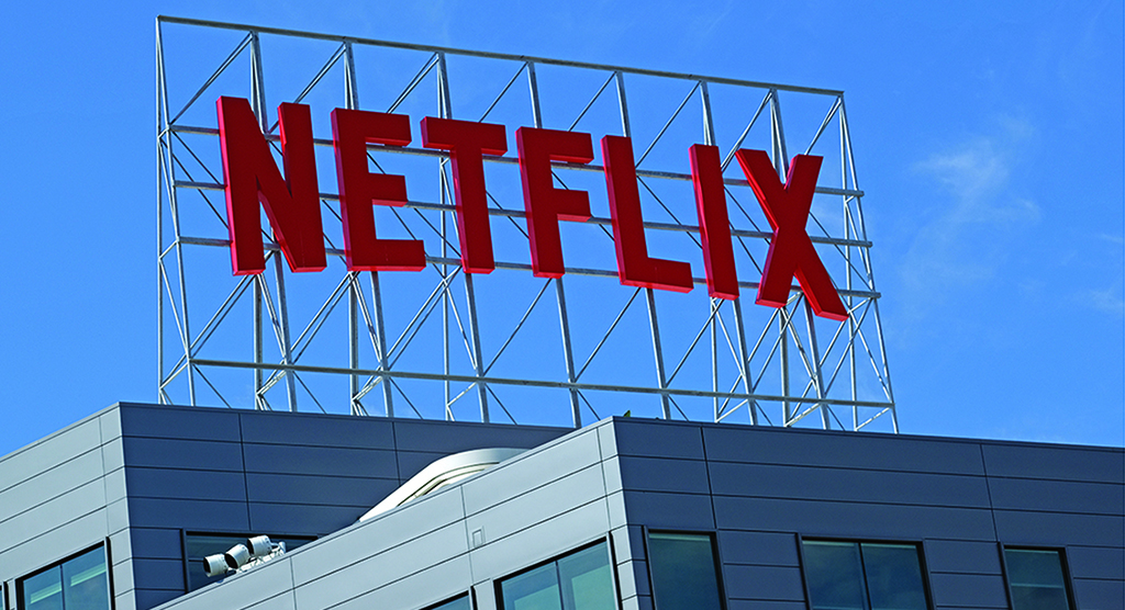 In this file photo the Netflix logo is seen on top of their office building in Hollywood, California. - AFP