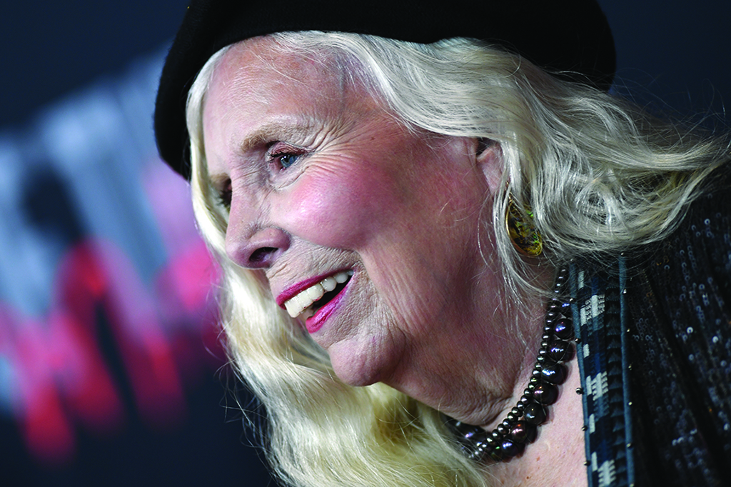 In this file photo singer-songwriter Joni Mitchell attends the 2022 MusiCares Person of the Year gala in her honor at the MGM Grand Conference Center in Las Vegas, Nevada. -AFP