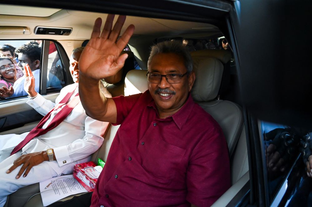 Sri Lanka's President-elect Gotabaya Rajapaksa