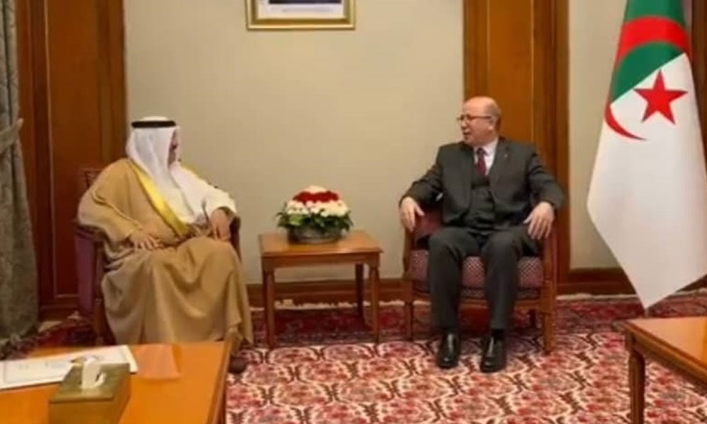 Kuwait's Minister of Justice meets with Algerian Prime Minister