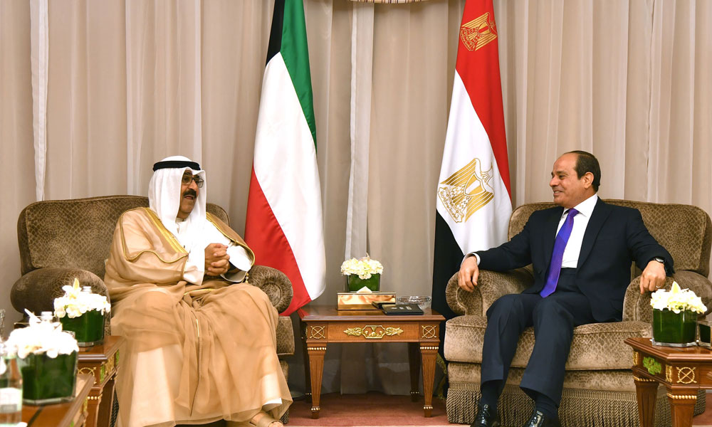Kuwait Amir's Representative visits Egyptian President in Jeddah