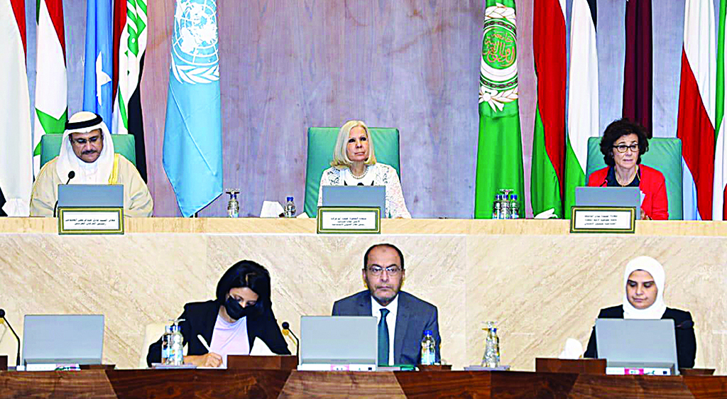 CAIRO: Arab League officials attend the opening session of the fourth high-level Arab conference on protection of human rights. - KUNA photos