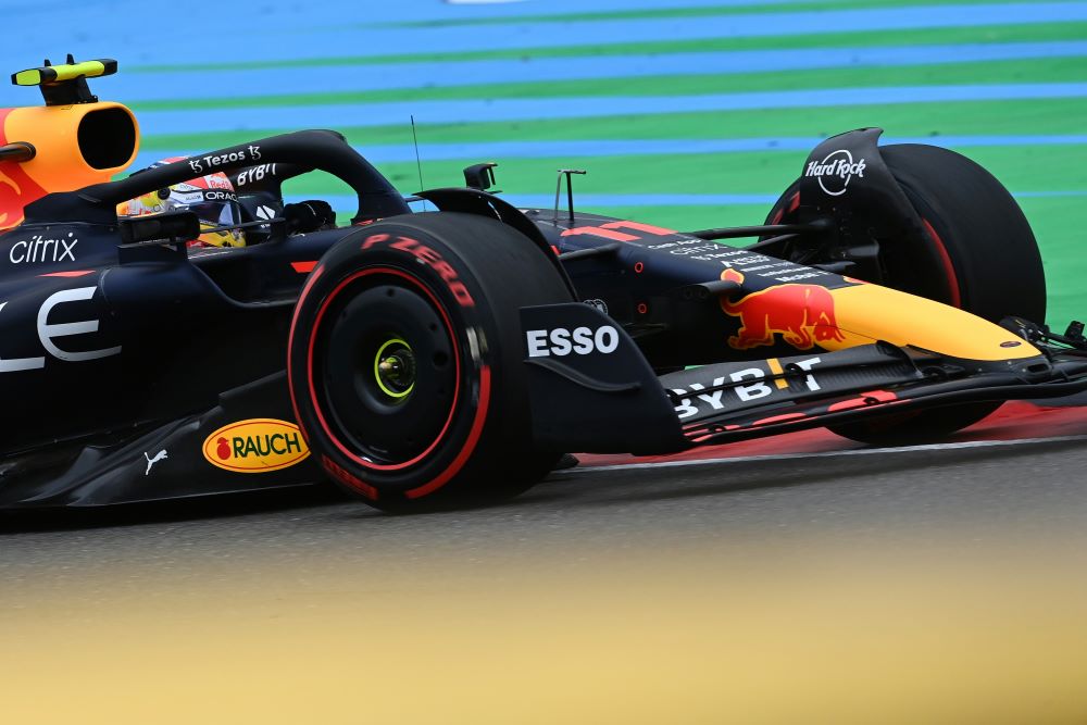 Spa: Red Bull Racing's Mexican driver Sergio Perez competes in the third free practice for the Belgian Formula One Grand Prix at Spa-Francorchamps racetrack in Spa, on August 27, 2022. -- AFP