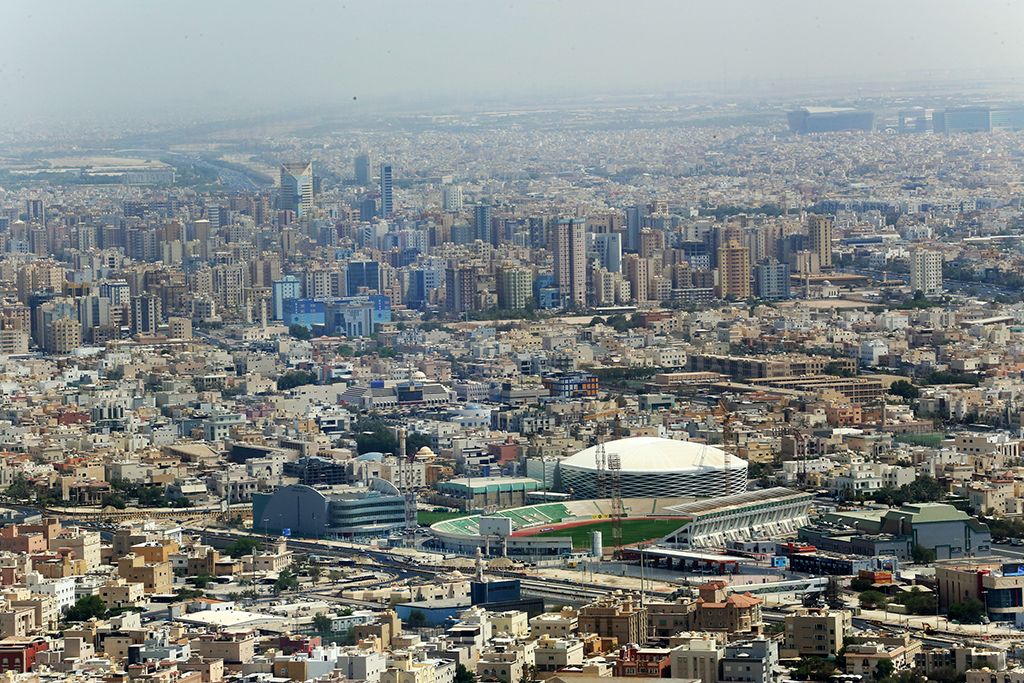 KUWAIT: An aerial view of Kuwait City and its suburbs. - Photo by Yasser Al-Zayyat