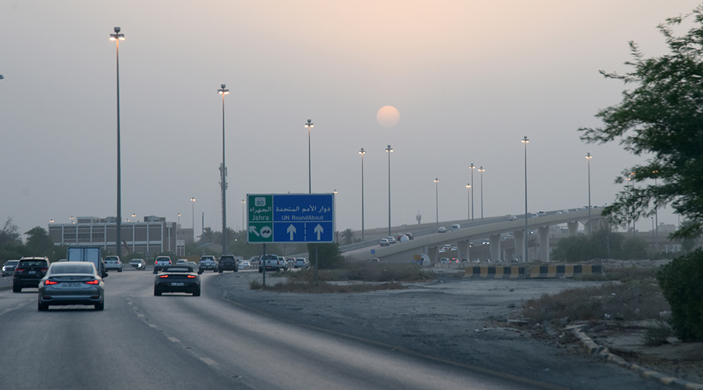 KUWAIT: The sunset captured in Kuwait on August 13, 2022. - Photo by Fouad Al-Shaikh