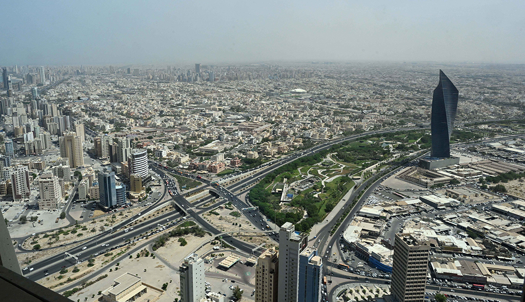 KUWAIT: An aerial view of Kuwait City. - Xinhua