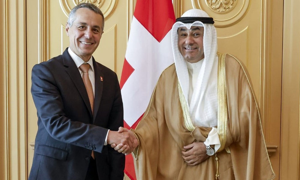Kuwait Amb. in Switzerland submits credentials to Swiss Confederation's president
