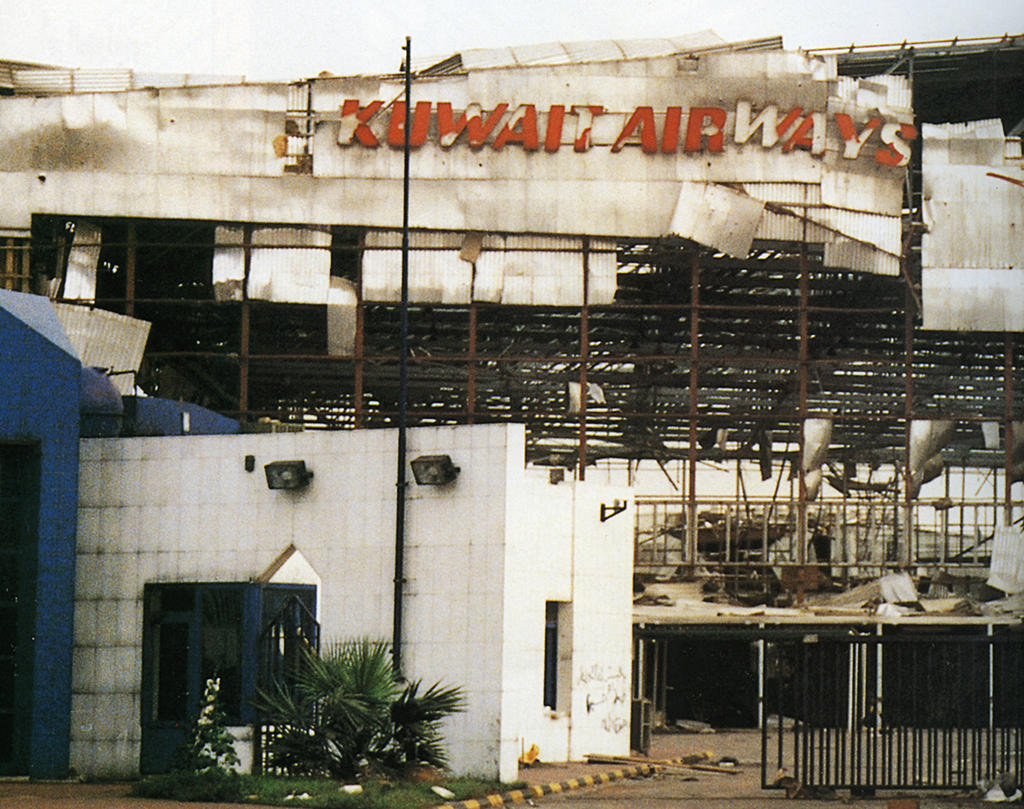 KUWAIT: This archive photo shows destruction at Kuwait International Airport during the Iraqi Invasion. - KUNA photos