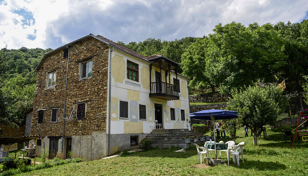 This photograph shows a view of Stevo Stepanovski’s library in the village of Babino in western Macedonia.— AFP photos