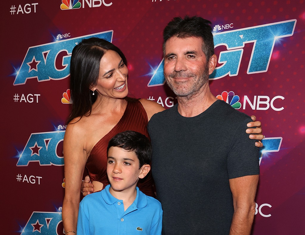 (From left to right) Lauren Silverman, Eric Cowell and Simon Cowell attend the red carpet for 