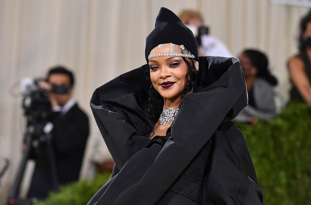 In this file photo Barbadian singer Rihanna arrives for the 2021 Met Gala at the Metropolitan Museum of Art in New York. - AFP