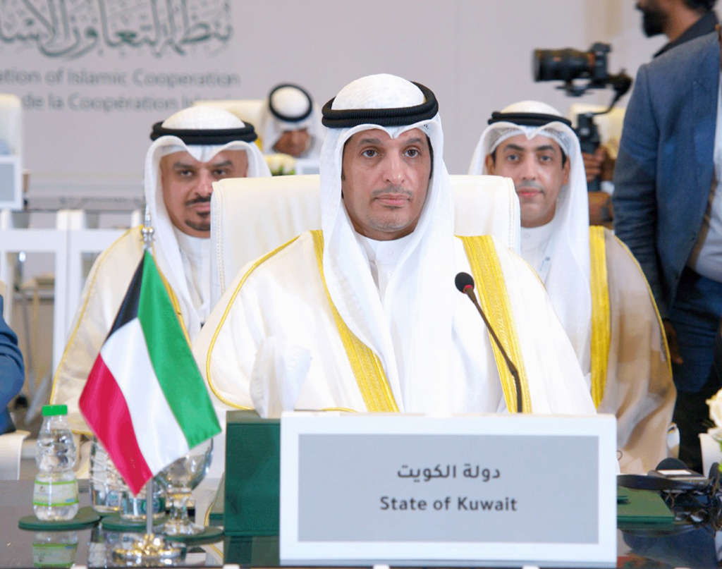 RIYADH: Abdurrahman Al-Mutairi at the Islamic Sports Conference in Jeddah. - KUNA