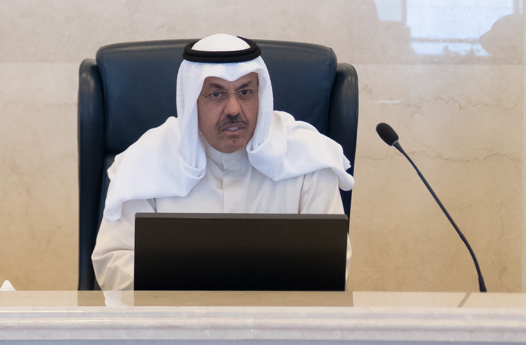 KUWAIT: His Highness the Prime Minister Sheikh Ahmad Nawaf Al-Ahmad Al-Sabah chairs the Cabinet's meeting. -- KUNA
