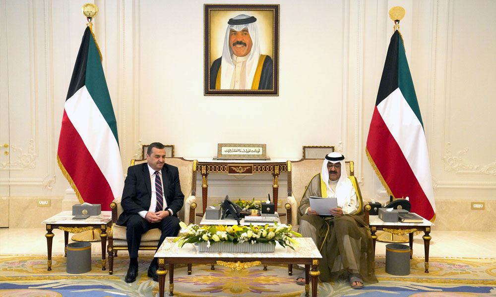 His Highness Deputy Amir and Crown Prince receives the invitation from Algerian Minister of Energy