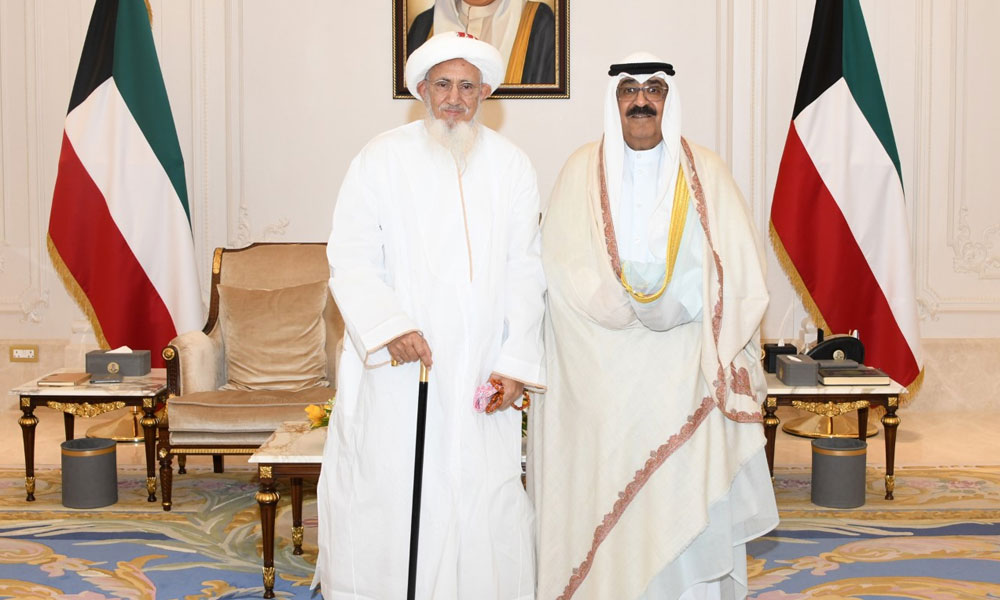 Kuwait Crown Prince receives Sultan Al-Bohra