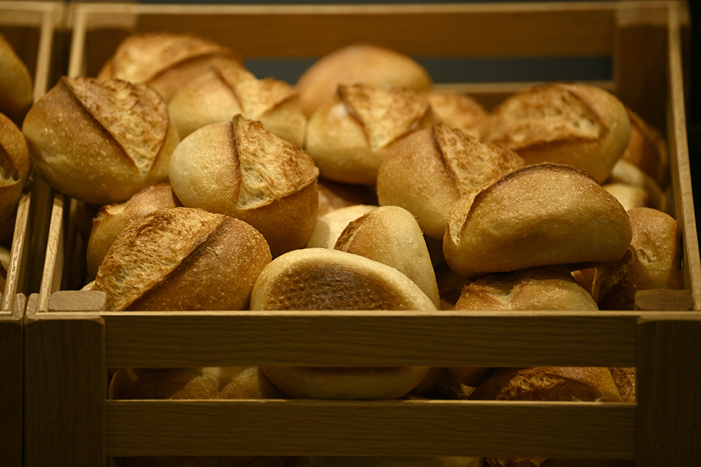 DUISBURG, Germany: This file photo shows bread rolls on sale in a bakery in Beelitz, eastern Germany. - AFP