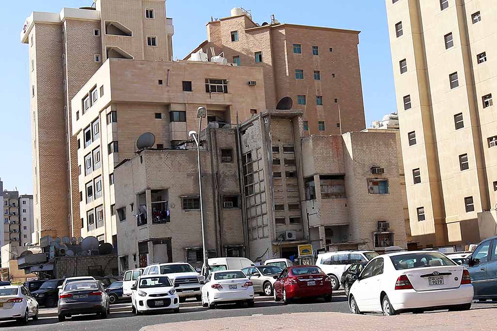 KUWAIT: Old and new buildings are seen in Hawally in this illustrative file photo. -  Photo by Yasser Al-Zayyat