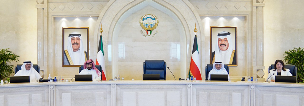 KUWAIT: The Cabinet during their weekly Monday meeting. – KUNA photo