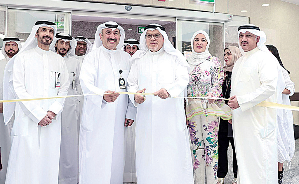 KUWAIT: Dr Khaled Al Saeed inaugurates the Abu Futaira clinic.