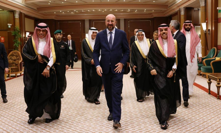 RIYADH: European Council President, Charles Michel on his visit to Saudi Arabia. -  KUNA