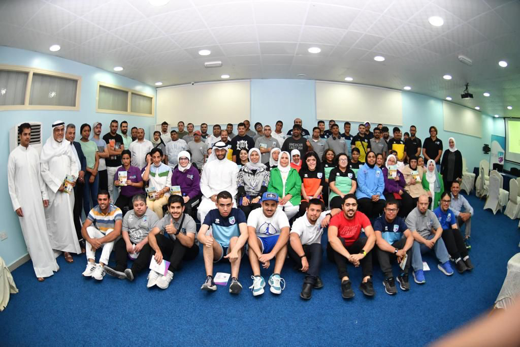 KUWAIT: Members of the Tomooh Sports Club and Kuwait Society's Parents of the Disabled.