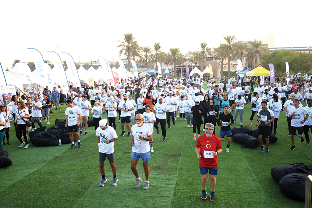 KUWAIT: People participate in the 10th edition of RunKuwait on Saturday. – Photos by Yasser Al-Zayyat