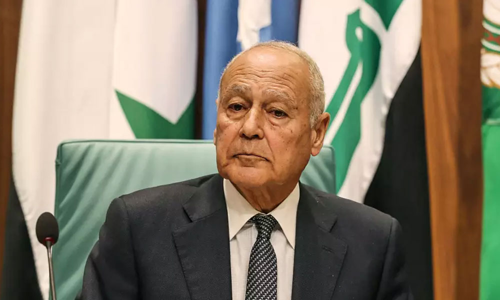 The Arab League Secretary-General, Ahmad Abul- Gheit