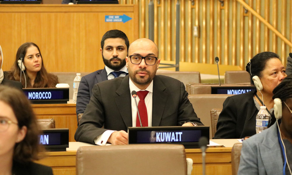 Kuwait's permanent mission at the UN, Fahad Mohammad Al-Hajji