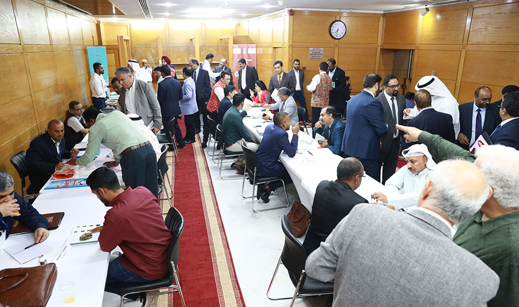 KUWAIT: One-on-one business interaction between FIEO delegates and Kuwaiti businessmen at Indian Embassy on Monday.