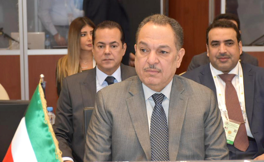 Kuwait's Ambassador to Egypt and Permanent Representative at League of Arab States (LAS) Ghanim Al-Ghanim.